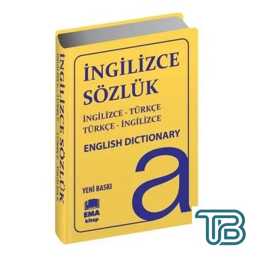 Ema İngilizce-Türkçe Sözlük Plaktik Biala Kapak