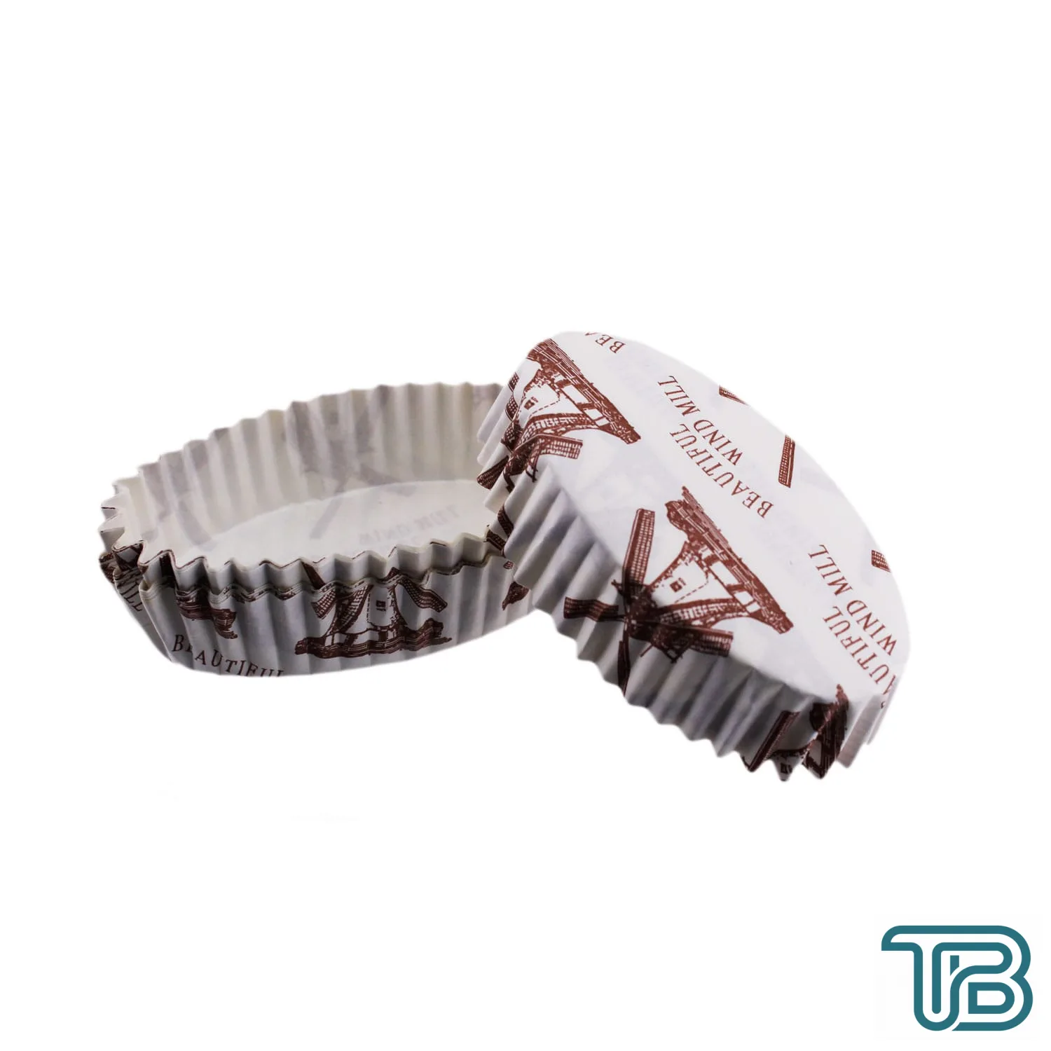 Cupcake Kalıbı Pet Kapsül Oval Ruzgar Türübünü Desenli Kek Kalıbı (100 Adet) F11 - Eminönü ToptanS | Ticaretin Kalbinden