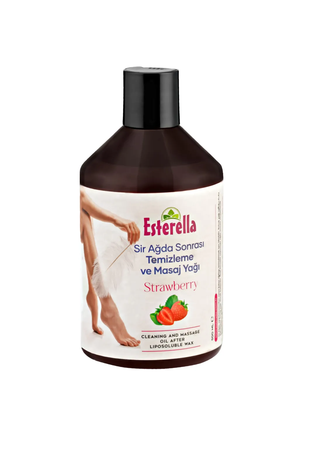 esterella-ağda-ve-masaj-yağı-500-ml-çilek-kokulu