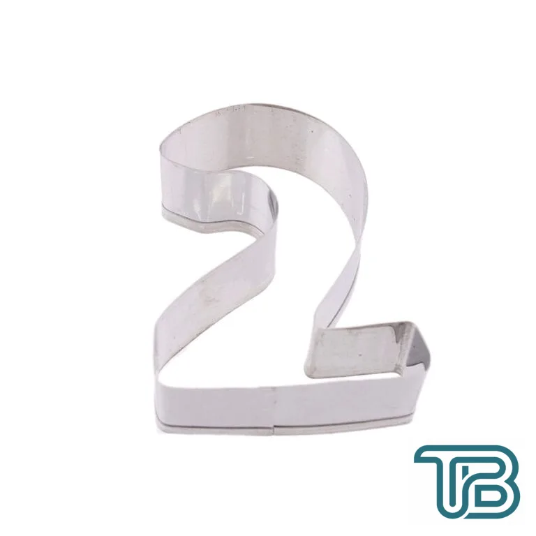 Kek Kurabiye Ve Pasta Kalıbı Metal 2 Sayı Büyük Boy Rakam 8.5 CM - Eminönü ToptanS | Ticaretin Kalbinden