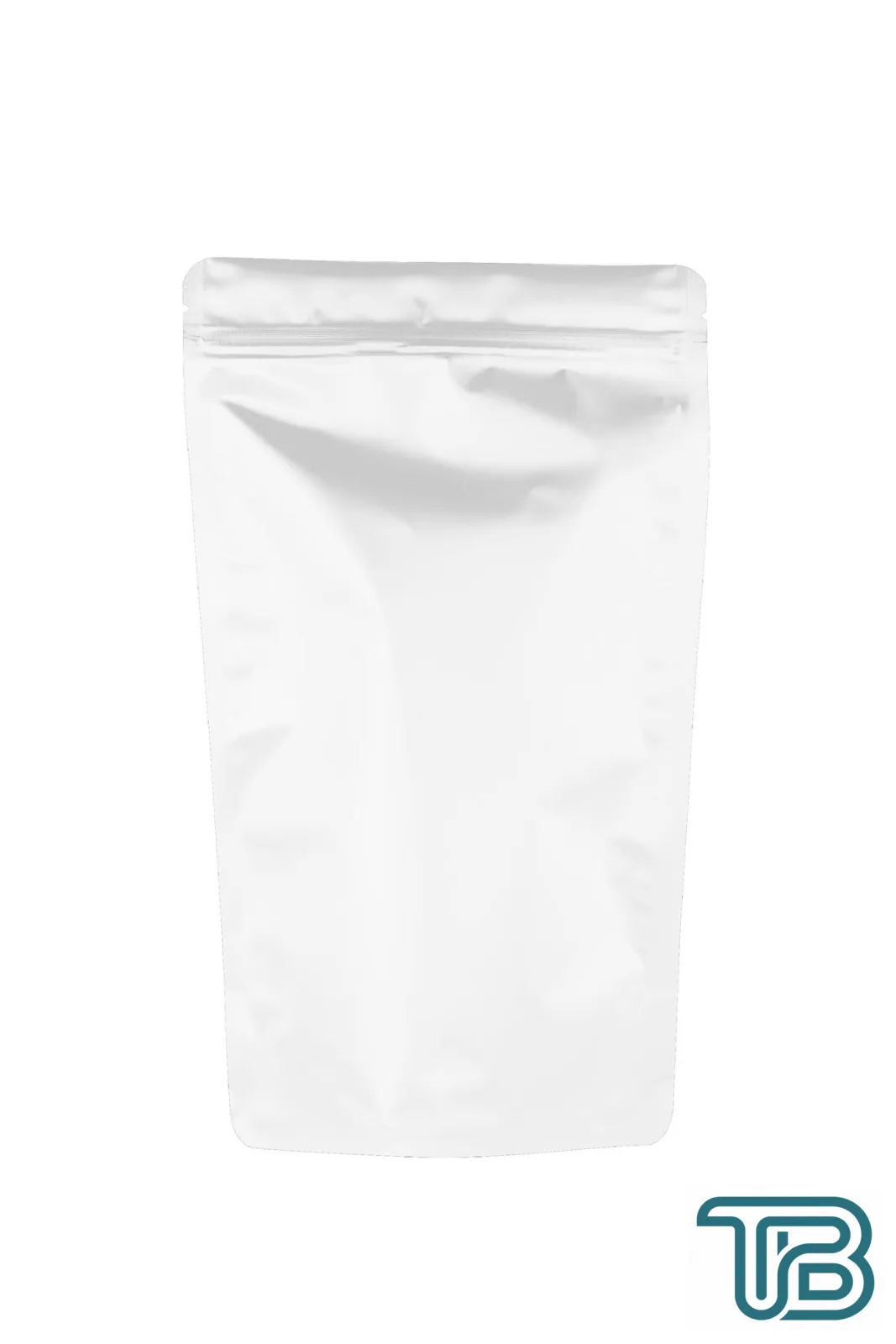 Mat Beyaz Metalize Kilitli Doypack Ambalaj 16x27+4 cm-500 gr 50 Adet