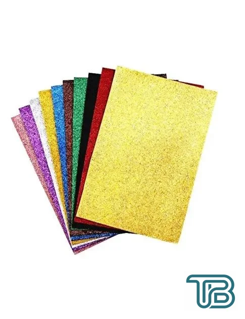 ALC 20x30 Simli Yapışkanlı Eva 10 Renk