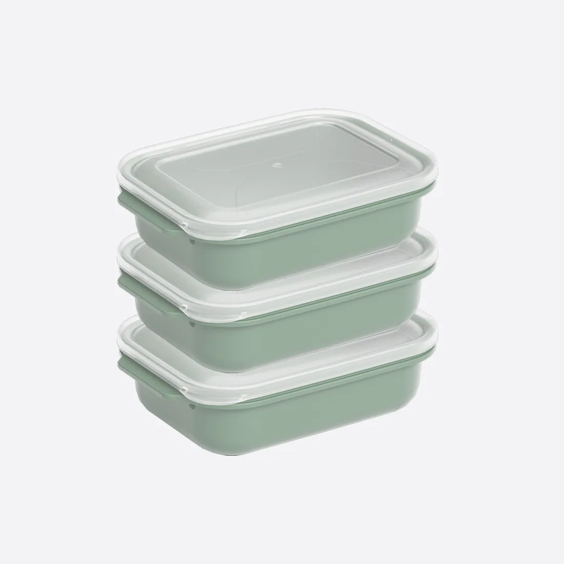 3 Parça Easy Keep Dikdörtgen Set ( 3 x 2500 ml )