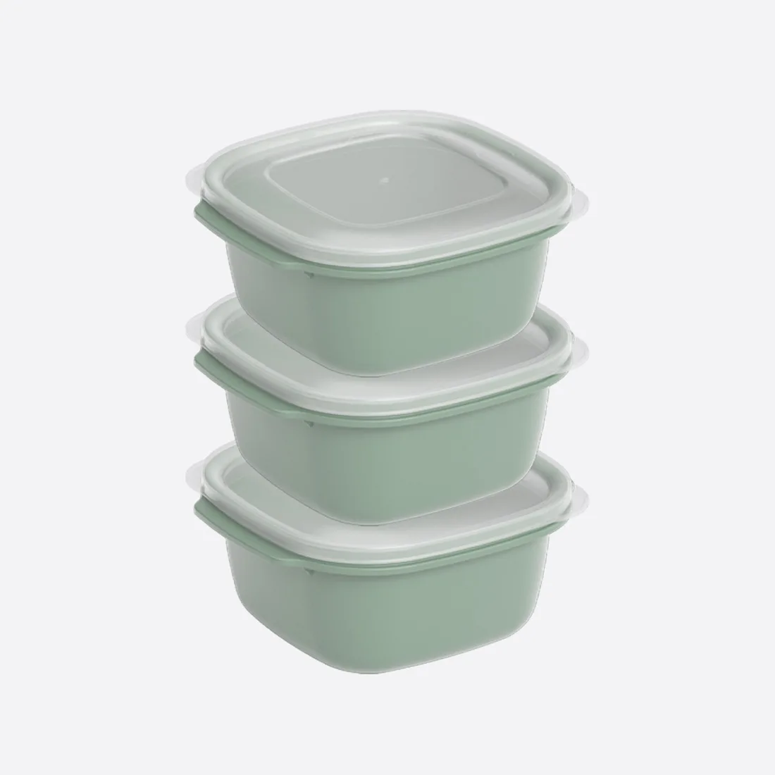 3 Parça Easy Keep Kare Set (3 x 2200 ml)