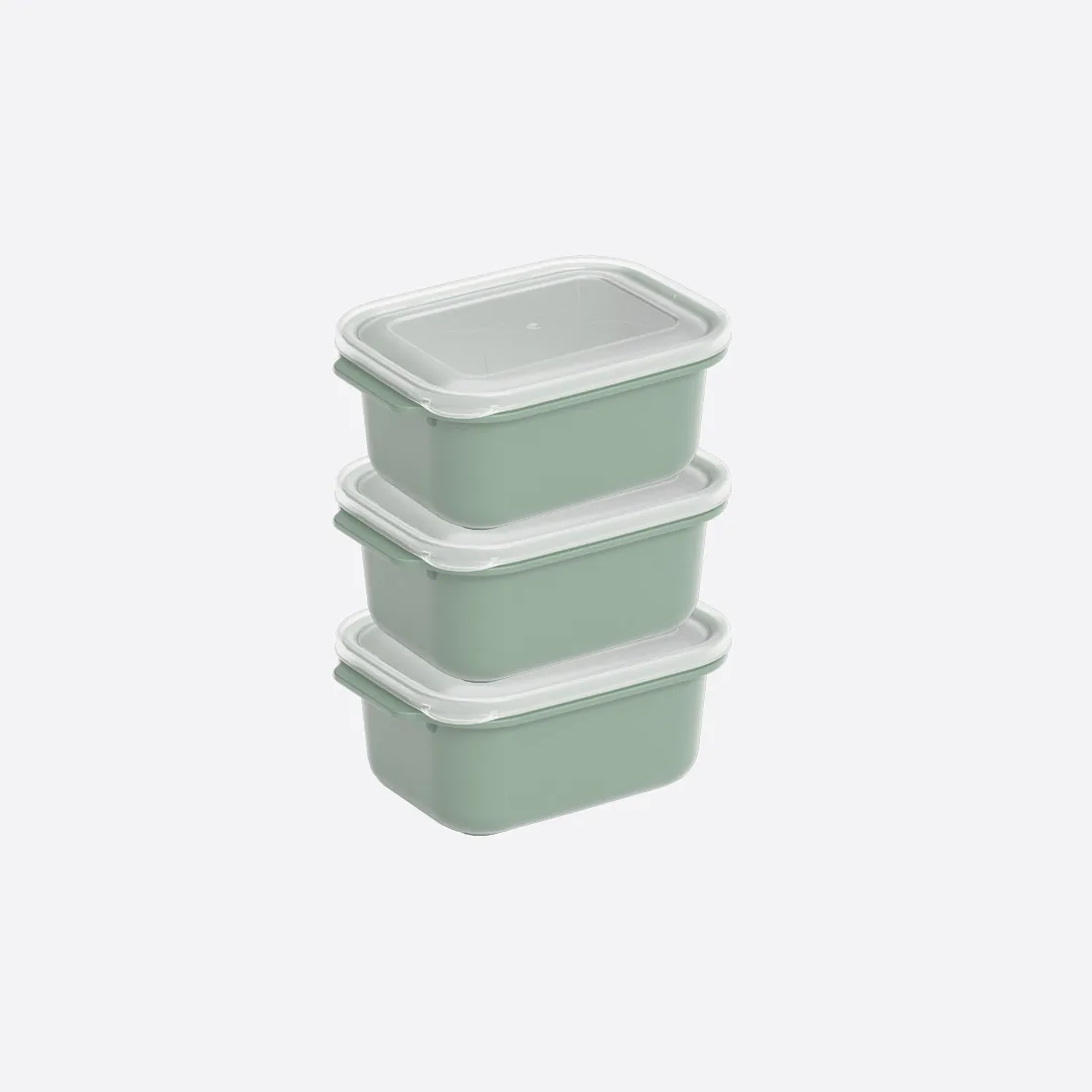 3 Parça Easy Keep Dikdörtgen Set ( 3 x 500 ml )