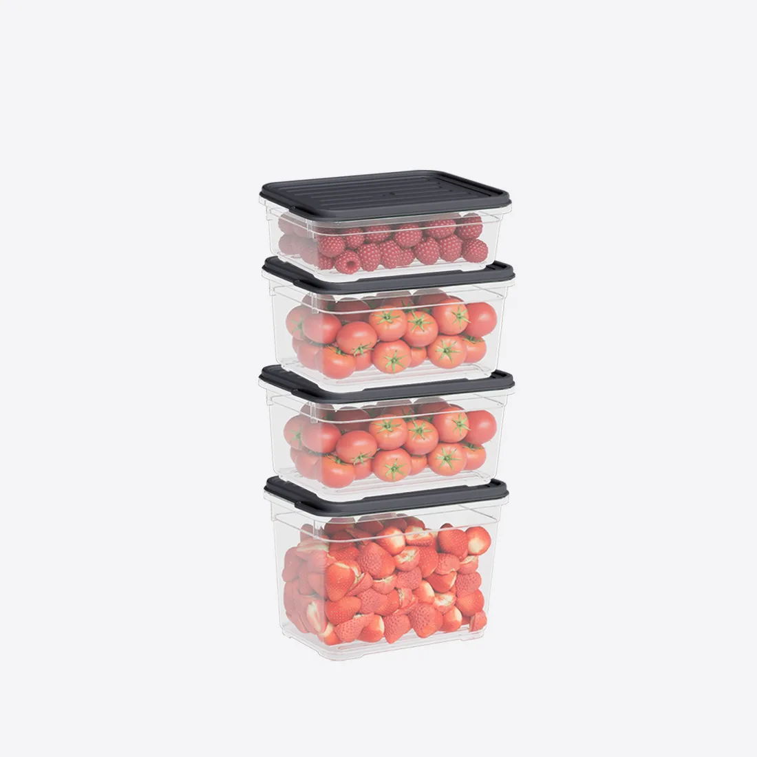 4 Parça Smart Modüler Set ( 500 ml, 2x700 ml, 950 ml )