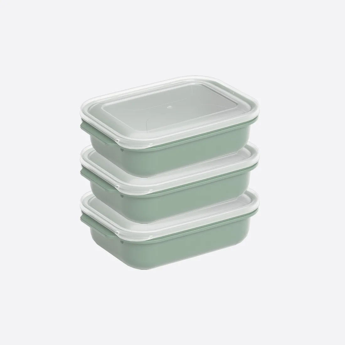 3 Parça Easy Keep Dikdörtgen Set ( 3 x 1300 ml )