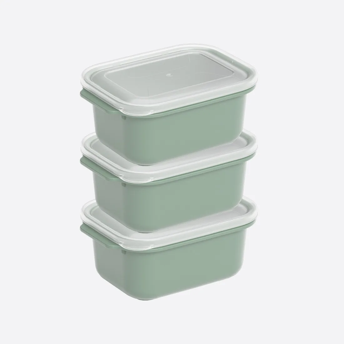 3 Parça Easy Keep Dikdörtgen Set ( 3 x 2000 ml )